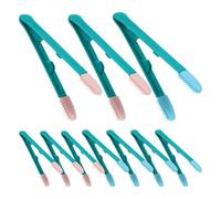 FONDOTIN 10 Pièces Pet Eye Cleaning Tweezers And Soft Brush Set For Tear Stain Removal Gentle Grooming Tool For Chihuahua Puppy Cat Eye Care And Hygiene