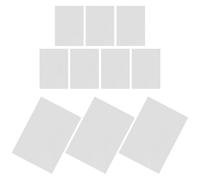 FONDOTIN 10 Pièces Plastique Transparentes pour Projets DIY Plaques PVC Miniatures pour Fenêtres de Maisons de Poupées et Dioramas Matériau de Construction Précis et Flexible