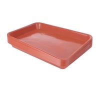FONDOTIN 10 pièces Plateau de Pot de Fleurs Plastique Lot de Plateau de Base Rectangulaire pour Pots de Plantes pour Prévenir Fuites Eau et Protéger Vos Surfaces