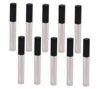 FONDOTIN 10 pièces Tubes de Brillant à Lèvres Vides Carrés Mats Contenants Rechargeables pour Soin des Lèvres Tubes DIY Cosmétiques Légers et Durables pour Voyage