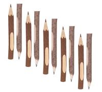 FONDOTIN 10 Pièces Wood Twig Pencils Ballpoint Pens Set Rustic Tree Branch Writing Tools For School Supplies Camping Party Decorations