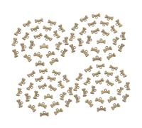 FONDOTIN 100 Pièces Breloques Os de Chien Alliage Zinc Antiques Mini Pendentifs Résistants pour Bijoux DIY Colliers Bracelets Accessoires Charmes Chiot