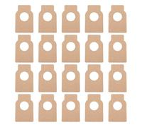 FONDOTIN 100 pièces Étiquettes Papier Kraft pour Goulot de Bouteille de Vin Étiquettes Suspendues pour Cave à Vin Résistantes et Pratiques Jaune