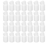 FONDOTIN 100 Pièces Plastic Pill Bottles With Screw Caps PE Small Medicine Containers For Organizing Pills Tablets Capsules Portable And Sealable
