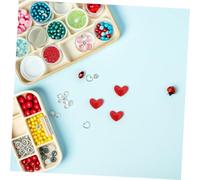 FONDOTIN 100 Pièces Resin Heart Charms For Jewelry Making Craft Hearts Pendants For Diy Earrings Bracelets And Necklaces Versatile Flatback Love Pendants