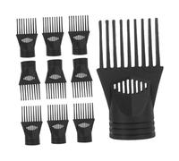 FONDOTIN 10pièces Peigne Pour Sèche-cheveux Plastique Pratique Buse De Rechange Réutilisable Pour Brushing Facile Et Cheveux Lisses
