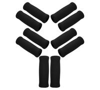 FONDOTIN 10pièces Poignées de Canne Rembourrées pour Personnes Âgées Protections pour Poignées de Béquilles Coussinets Antidérapants pour Cannes de Marche et Aides Marche