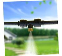 FONDOTIN 12 pièces Buse de Brumisation Laiton pour Système de Refroidissement Extérieur Atomiseur à Basse Pression Pulvérisateur Misting Spray pour Jardin et Terrasse