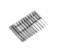 FONDOTIN 12 pièces Embouts Tournevis Cruciformes Magnétiques Tige Acier Bits de Vissage pour Électricien et Mécanicien Haute Précision et Durabilité