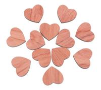 FONDOTIN 12 pièces Magnets Frigo Bois Forme Cœur Aimants Décoratifs Magnétiques Rustiques pour Cuisine Maison Bureau Texture Naturelle Bois Tenue Magnétique Forte