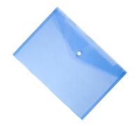 FONDOTIN 12 Pièces Pochette Bouton Pression Transparente Lot de Organiseur de Dossiers de Bureau Étanche et Résistant Aux Déchirures Protection Sécurisée des Documents