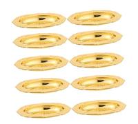 FONDOTIN 12 Pièces Royal Serving Dishes European Style Cake Platters Small Dessert Trays for Wedding Party Hotel Snack Display and Photography Props