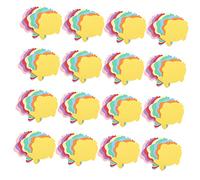 FONDOTIN 140 Pièces Paper Cutout Decor DIY Material For Classroom And Craft Projects Lovely Fish Shapes For Kindergarten And School Boards