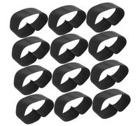 FONDOTIN 15 pièces Brassards de Deuil Élastiques Noirs Réglables Symbole de Respect et Condoléances pour Funérailles et Cérémonies Commémoratives