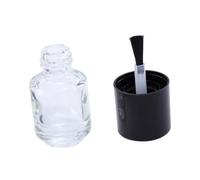 FONDOTIN 15 pièces Flacons Vernis Ongles Verre avec Brosse et Bouchon Rond Bouteilles Vides Anti-fuite pour Manucure