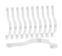 FONDOTIN 15 pièces Support Chaussures Acrylique Transparent Présentoir Ajustable pour Sandales Escarpins et Chaussures Plates Organiseur Pratique pour Boutiques et Vitrines