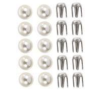 FONDOTIN 150 ensembles Rivets Décoratifs à Griffes pour Vêtements Perles sans Résistants et Faciles à Poser Kit DIY pour Couture et Customisation