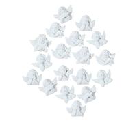 FONDOTIN 18 Pcs accessoires petit ange Figurine ange d'amour mini-ange ange endormi cherub phone charm pince à cheveux flatback charm charme de cas de téléphone bricolage résine