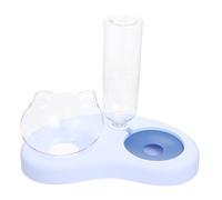 FONDOTIN 1ensemble Bol à Eau Automatique pour Animaux avec Inclinée Distributeur Eau Et Nourriture pour Chiens Et Design Anti-Bascule Et Facile à Nettoyer Accessoire Pratique pour à