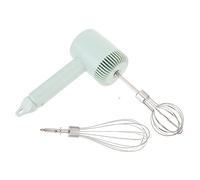 FONDOTIN 1ensemble Mélangeur Électrique Sans Fil Pour Œufs Batteur De Cuisine Compact Avec Vitesses Et Accessoires Amovibles Outil Pratique Pour Pâtisserie Vert