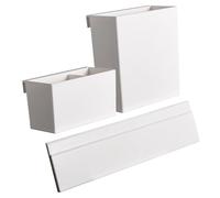 FONDOTIN 1ensemble Organisateur De Rangement Mural pour Cosmétiques Et Fournitures De Bureau avec Support Adhésif pour Salle De Bain Et Bureau