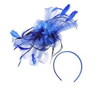 FONDOTIN 1pièce Épingles à Cheveux Mariage Élégantes Tulle Et Plumes Accessoire De Fête Pour Noces Et Anniversaires Clip Original Voile Pour Femme