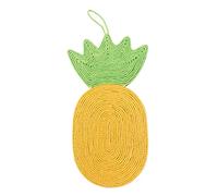 FONDOTIN 1pièce Griffoir Ananas pour Chat Coussin Créatif Sisal Accessoire Confortable pour Gratter Et Jouer pour Comportements Destructeurs Animaux De Compagnie