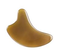 FONDOTIN 1Pièce Planche à Gratter Corne de Bœuf pour Massage Du Visage et Du Corps Outil de Massage Compact et Naturel pour Maison Voyages
