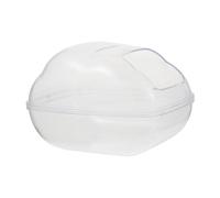 FONDOTIN 1pièce Transparente pour Hamsters Et Cochons Salle De Bain Et Toilettes pour Petits Animaux Accessoire Pratique Et Créatif pour Environnement De Bain Joyeux