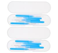 FONDOTIN 2 boîtes Brosse de Nettoyage Petite pour Brossette Nettoyante Multi-usage pour Portable pour Éliminer Poussière et Saletés Lot de Boîtes Bleu