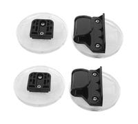 FONDOTIN 2 Ensembles Connecteurs de Barrière de Sécurité pour Garçon Fille Kit de Rallonge Rétractable Plastique Accessoires de Fixation pour Escaliers Portes et Couloirs Montage Sécurisé