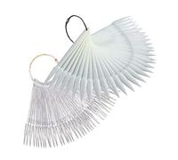 FONDOTIN 2 ensembles Tableau Affichage de pour Ongles de Transparentes et Naturelles pour Pratique de Manucure et Nail Art