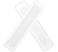 FONDOTIN 2 Moules à Marque-Pages en Silicone Réutilisables pour Résine Époxy, Surface Lisse sans Bavures, Flexible et Résistant, Kit Créatif DIY pour Déco Marque-Page Personnalisée