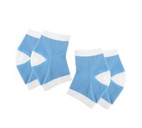 FONDOTIN 2 paires Chaussettes Hydratantes Anti-callosités à Gel pour Talons Secs et Crevasses Semelles Respirantes et Élastiques pour Spa Beauté