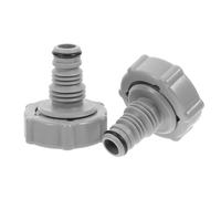 FONDOTIN 2 pièces Adaptateur de Tuyau de Vidange Piscine Ø 32 mm PE Connecteur Étanche Compatible Ph Installation Facile pour Raccord Tuyau Piscine 2 pcs