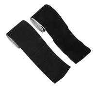 FONDOTIN 2 pièces Bande Adhésive Auto-agrippante Noire Ruban Crochet et Boucle Réutilisable pour Coussins de Canapé Gestion Câbles Pédales Guitare et Projets Créatifs
