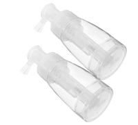 FONDOTIN 2 pièces Bouteille Spray Coiffure Transparent Lot Flacons Portable Plastique Pet Anti-fuite pour Salon et Barbiers Vaporisateur Compact et Réutilisable