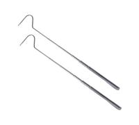 FONDOTIN 2 pièces Crochet Télescopique Inoxydable pour Capture Serpent Outil Robuste et Portable pour Reptile Facile à Transporter Lot