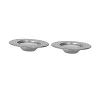 FONDOTIN 2 pièces Filtre Évier Acier Inoxydable Panier Vidange Anti-Bouchon Filtre Drainage Cuisine et Salle de Bain et Facile à Nettoyer Ø