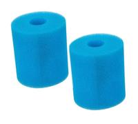 FONDOTIN 2 pièces Filtre Mousse Piscine Réutilisable Éponge Remplacement pour Filtration Piscine Compatible Spa et Aquarium Nettoyage Facile Anti-bouchage