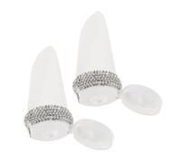 FONDOTIN 2 Pièces Flacons de Voyage Rechargeables Bouteilles Vides pour Lotion et Nettoyant Visage Tubes Souples Anti-gaspillage pour Soins Quotidiens et Cosmétiques