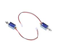 FONDOTIN 2 pièces Interrupteur Électromagnétique Dc Compact à Commande Push-pull Mécanisme Extensible Faible Consommation pour Applications Industrielles