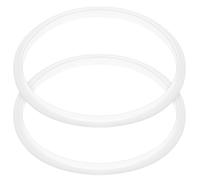 FONDOTIN 2 pièces Joint Étanchéité Silicone pour Autocuiseur Bague de Rechange Épaisse Compatible Cocotte Marmite Vapeur Kit Résistantes à Haute Température Installation Facile et