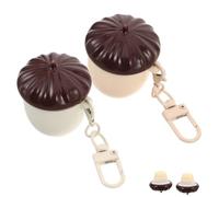 FONDOTIN 2 Pièces Lip Balm Hydrating Chestnut Shape Moisturizer Non Greasy For Travel Home School Use