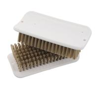 FONDOTIN 2 Pièces Lot de 2 Brosses Autonettoyantes pour Mini-Cochon de Cochon, Brosse de Toilettage avec Vis de Fixation, Poils Doux Adaptés aux Peaux Sensibles, pour Cage et Enrichissement