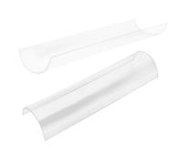 FONDOTIN 2 Pièces Moule à Gâteau Rouleau Transparent Acrylique U Forme Outil Facile à Démouler pour Pâtisserie Maison Support de Sucré Moule Polyvalent pour Dessert