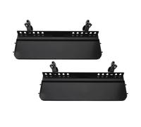 FONDOTIN 2 Pièces Plateau Amovible Métal pour Chevalet Organiseur Portable pour Supports de Dessin Étagère Stable pour Peinture Rangement Polyvalent pour Artistes et Expositions