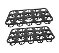 FONDOTIN 2 Pièces Plateau de Culture PP Support Pratique pour Godets Repiquage Plateau de Boutures Jardin Lot