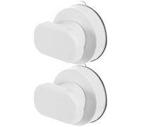 FONDOTIN 2 pièces Poignée Ventouse Forte pour Portes Verre et Cuisine et Salle de Bain Installation sans Perçage Antidérapante et Sécurisée