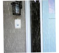 FONDOTIN 2 Pièces Protection Pluie Transparente pour Sonnette Lot Housses Plastique Étanches pour Clavier et Carillon Extérieur Protège Pluie et Éclaboussures